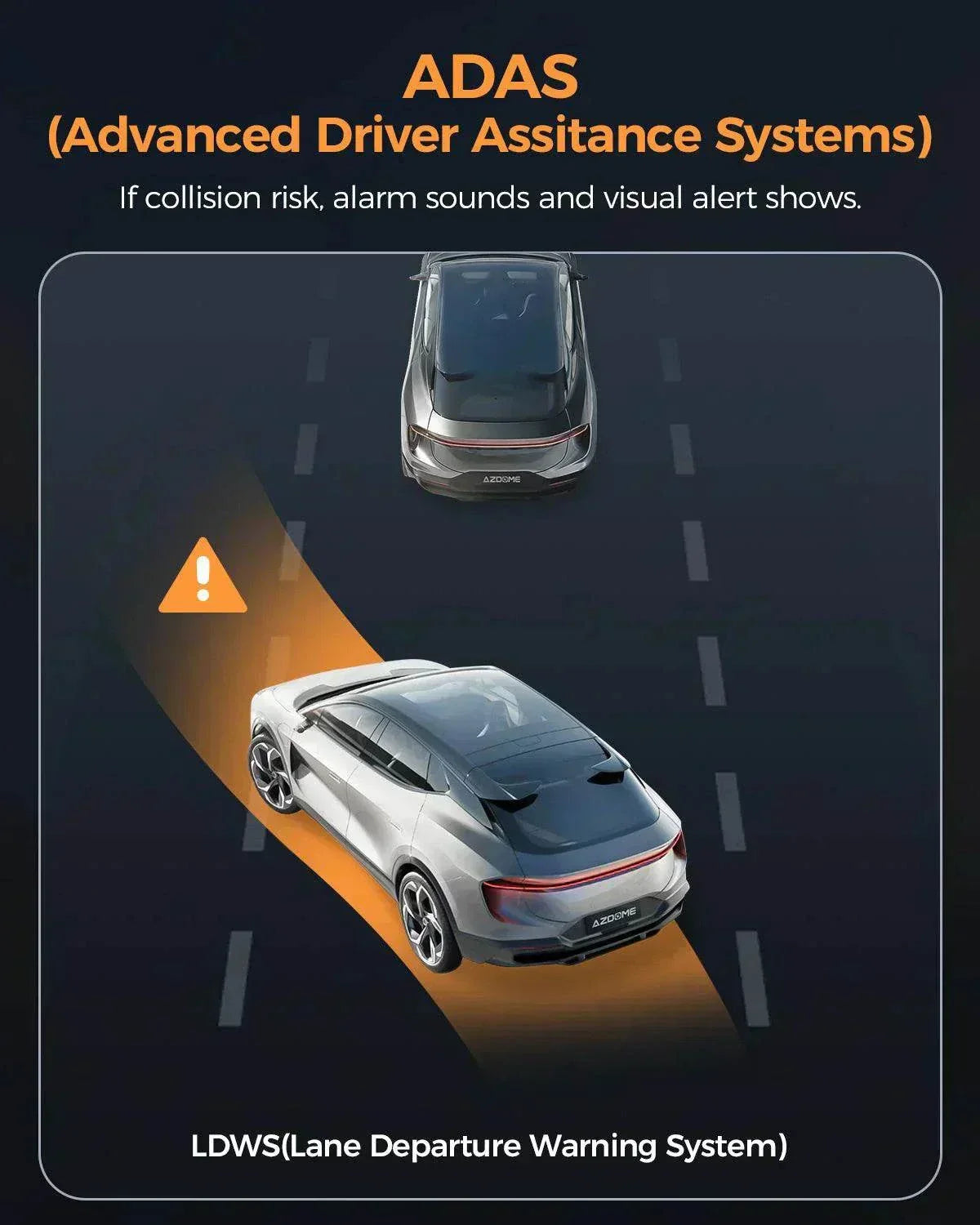 Dashcam avant et arrière AZDOME M17 Pro — vue 7