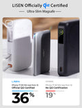 Batterie magnétique ultra-mince Qi2 5000 mAh