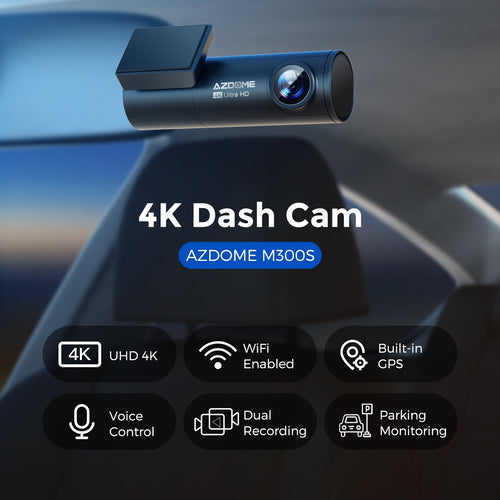 Dashcam 4K avant et arrière AZDOME M300S — vue 2